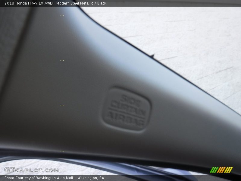 Modern Steel Metallic / Black 2018 Honda HR-V EX AWD