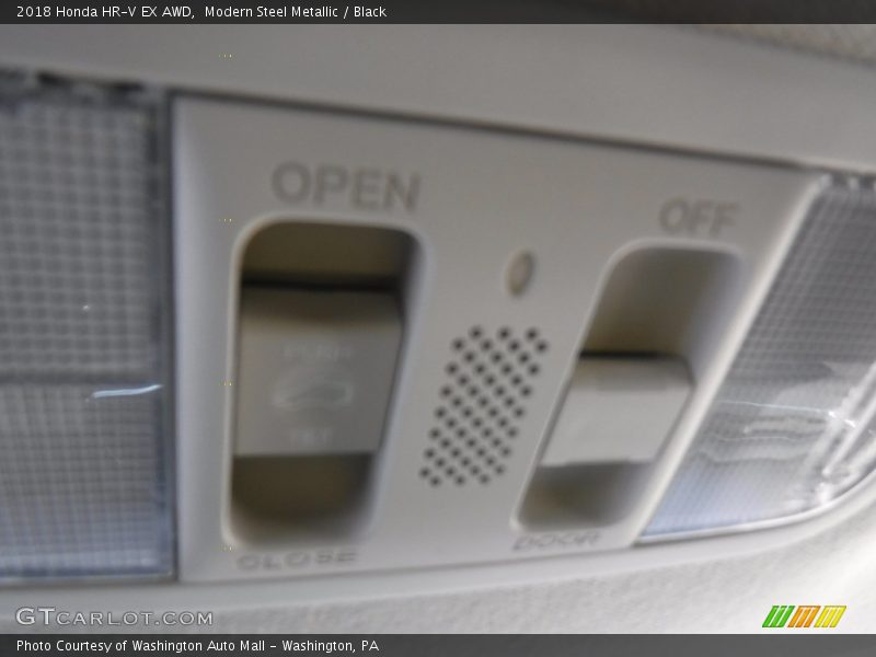 Modern Steel Metallic / Black 2018 Honda HR-V EX AWD