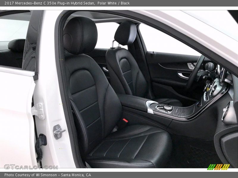 Polar White / Black 2017 Mercedes-Benz C 350e Plug-in Hybrid Sedan