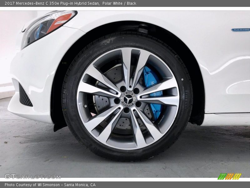 Polar White / Black 2017 Mercedes-Benz C 350e Plug-in Hybrid Sedan