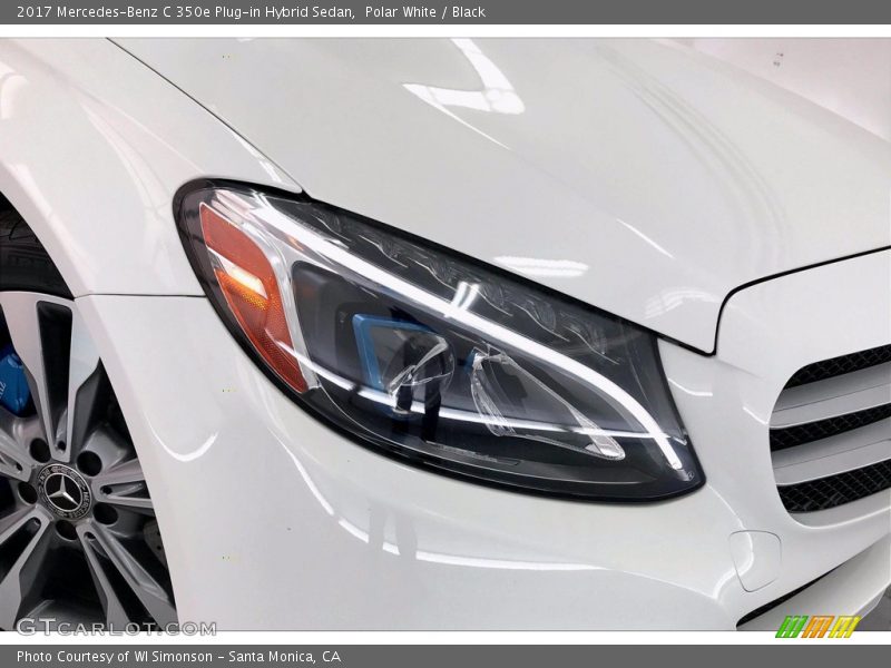 Polar White / Black 2017 Mercedes-Benz C 350e Plug-in Hybrid Sedan