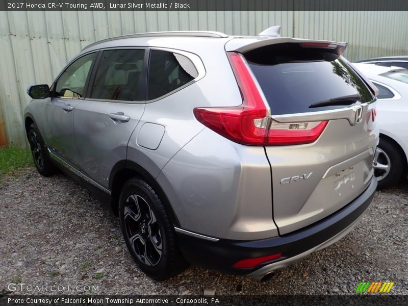 Lunar Silver Metallic / Black 2017 Honda CR-V Touring AWD