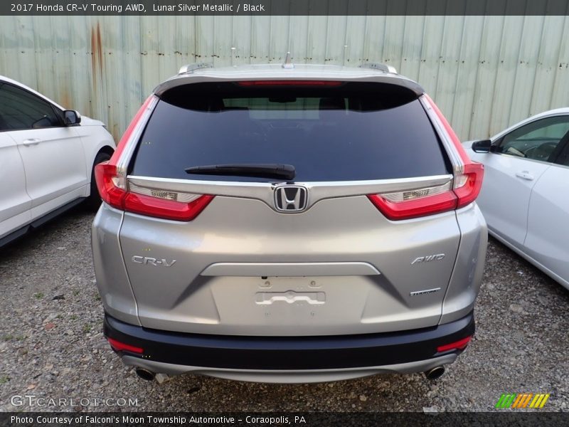 Lunar Silver Metallic / Black 2017 Honda CR-V Touring AWD