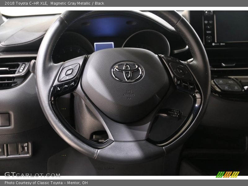 Magnetic Gray Metallic / Black 2018 Toyota C-HR XLE