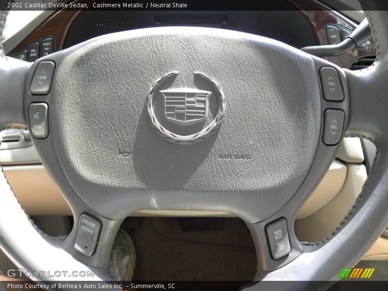 Cashmere Metallic / Neutral Shale 2002 Cadillac DeVille Sedan