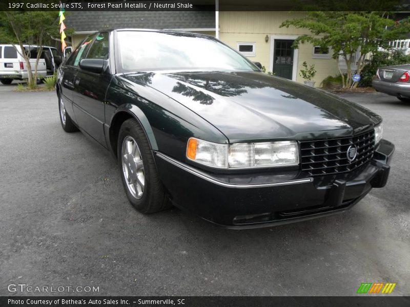 Forest Pearl Metallic / Neutral Shale 1997 Cadillac Seville STS