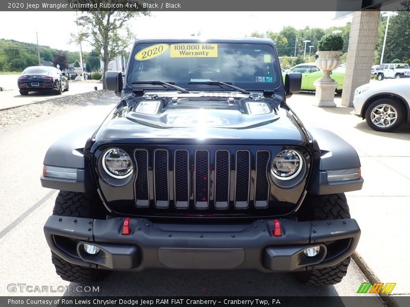 Black / Black 2020 Jeep Wrangler Unlimited Rubicon 4x4