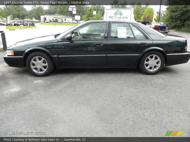 Forest Pearl Metallic / Neutral Shale 1997 Cadillac Seville STS