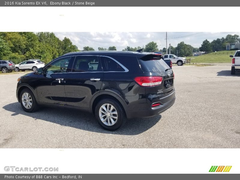 Ebony Black / Stone Beige 2016 Kia Sorento EX V6