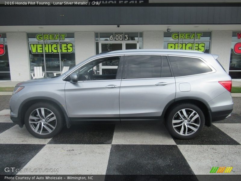 Lunar Silver Metallic / Gray 2016 Honda Pilot Touring