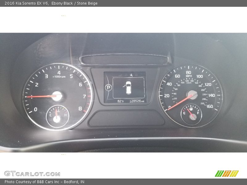 Ebony Black / Stone Beige 2016 Kia Sorento EX V6