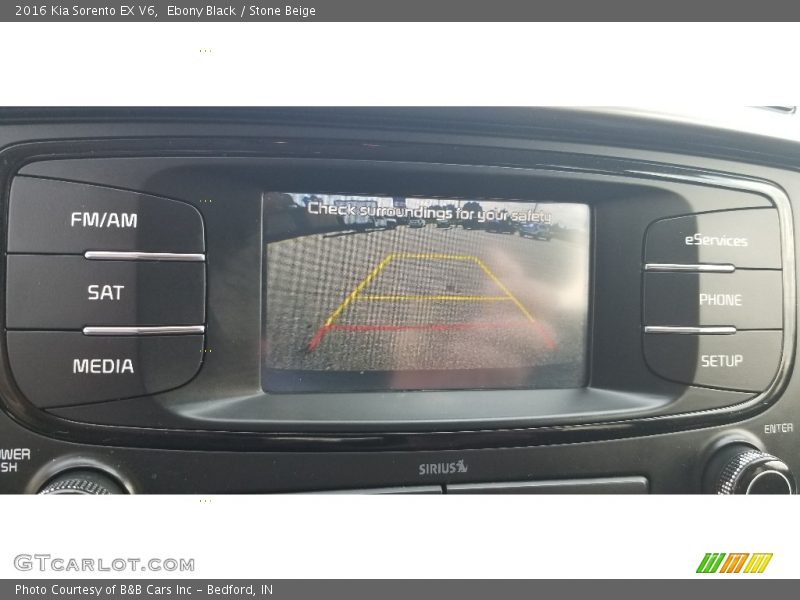 Ebony Black / Stone Beige 2016 Kia Sorento EX V6