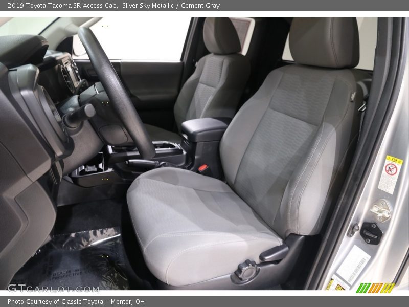 Silver Sky Metallic / Cement Gray 2019 Toyota Tacoma SR Access Cab