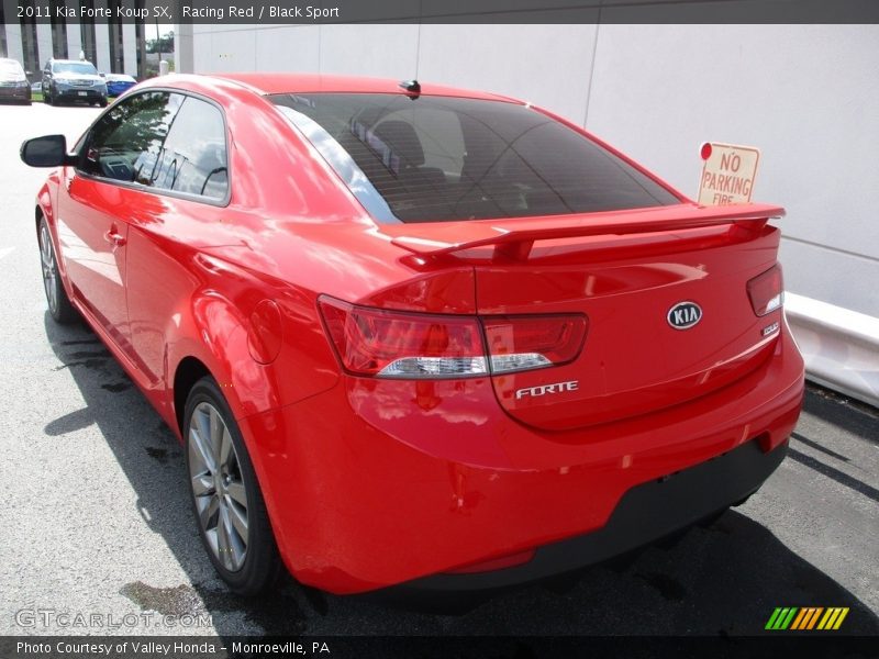 Racing Red / Black Sport 2011 Kia Forte Koup SX