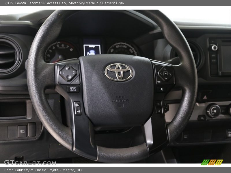 Silver Sky Metallic / Cement Gray 2019 Toyota Tacoma SR Access Cab