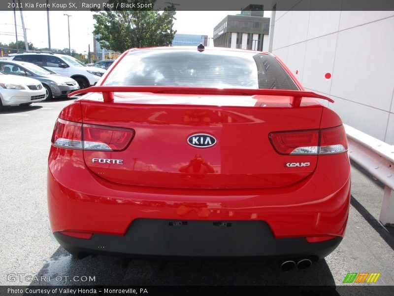 Racing Red / Black Sport 2011 Kia Forte Koup SX