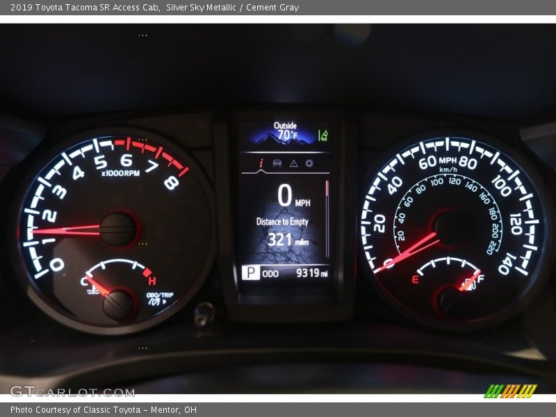 Silver Sky Metallic / Cement Gray 2019 Toyota Tacoma SR Access Cab