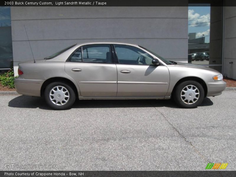 Light Sandrift Metallic / Taupe 2003 Buick Century Custom
