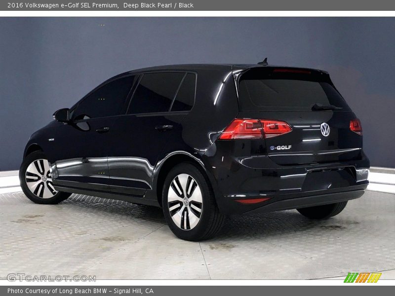  2016 e-Golf SEL Premium Deep Black Pearl