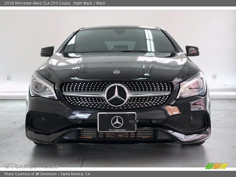 Night Black / Black 2018 Mercedes-Benz CLA 250 Coupe