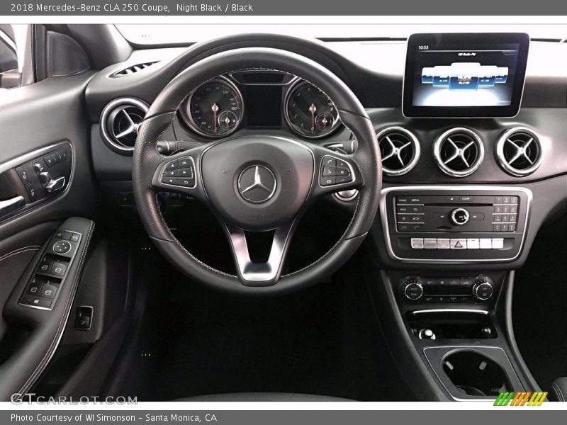 Night Black / Black 2018 Mercedes-Benz CLA 250 Coupe