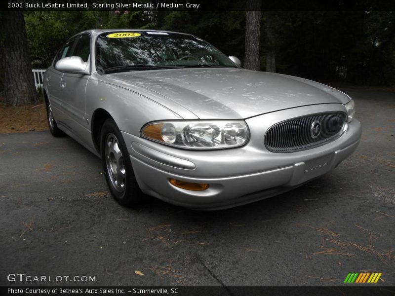 Sterling Silver Metallic / Medium Gray 2002 Buick LeSabre Limited