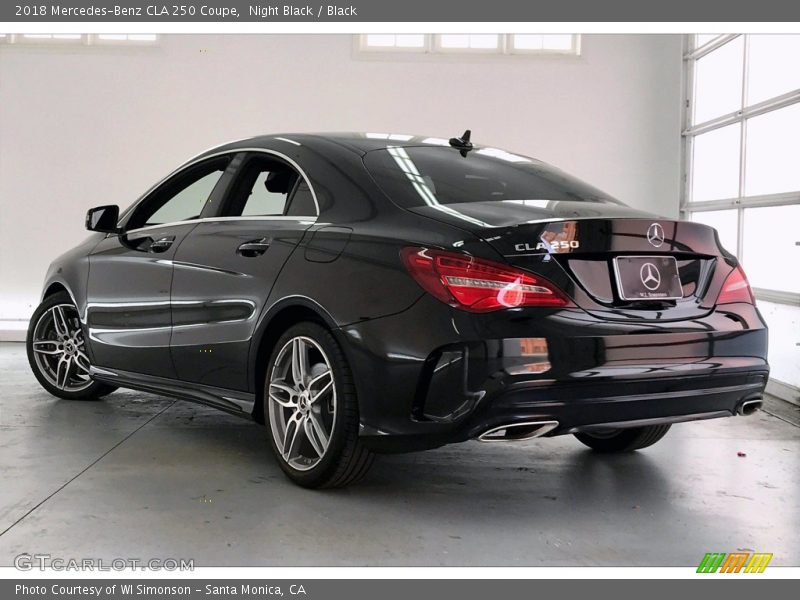 Night Black / Black 2018 Mercedes-Benz CLA 250 Coupe