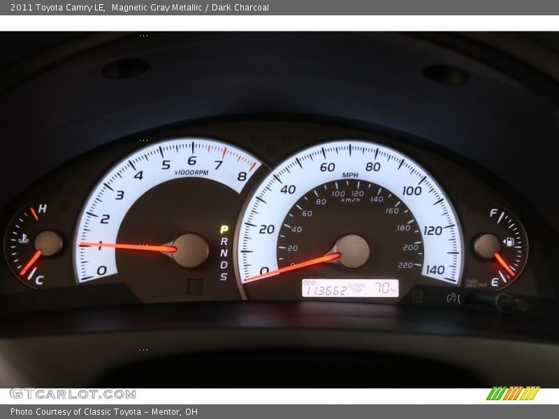 Magnetic Gray Metallic / Dark Charcoal 2011 Toyota Camry LE