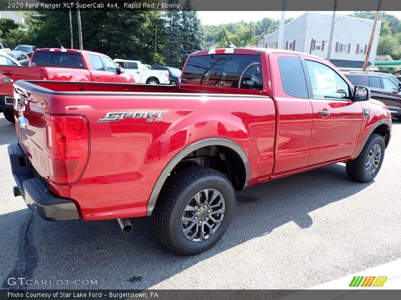 Rapid Red / Ebony 2020 Ford Ranger XLT SuperCab 4x4