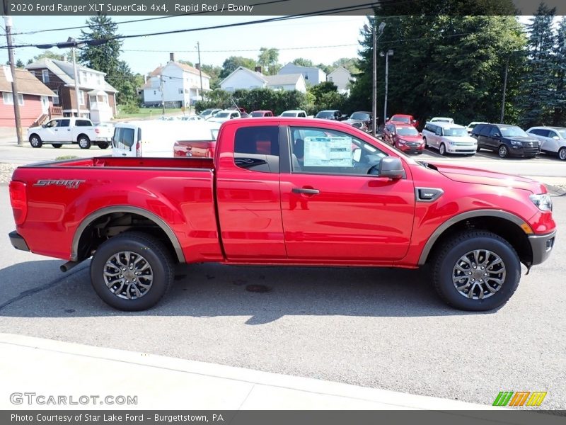 Rapid Red / Ebony 2020 Ford Ranger XLT SuperCab 4x4