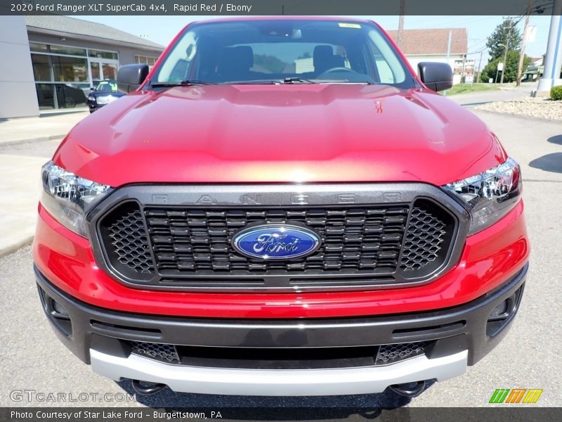 Rapid Red / Ebony 2020 Ford Ranger XLT SuperCab 4x4