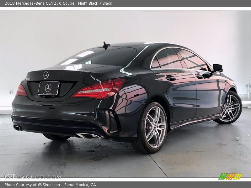 Night Black / Black 2018 Mercedes-Benz CLA 250 Coupe