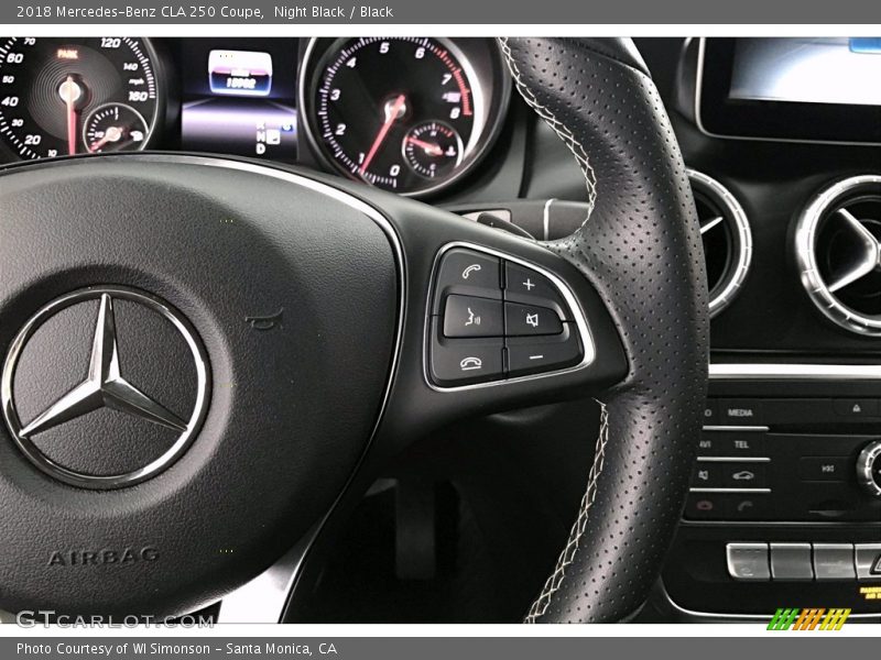 Night Black / Black 2018 Mercedes-Benz CLA 250 Coupe