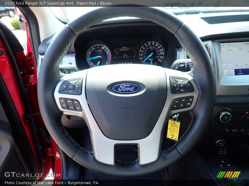 Rapid Red / Ebony 2020 Ford Ranger XLT SuperCab 4x4