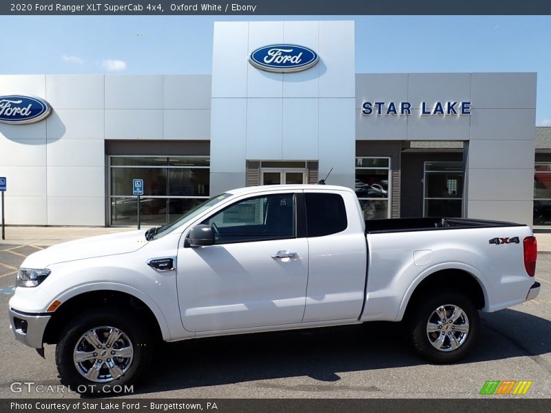 Oxford White / Ebony 2020 Ford Ranger XLT SuperCab 4x4