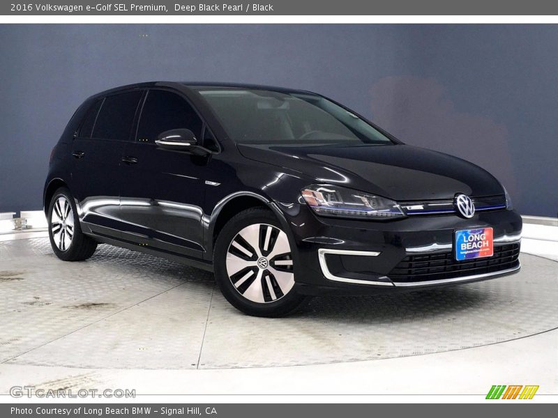  2016 e-Golf SEL Premium Deep Black Pearl