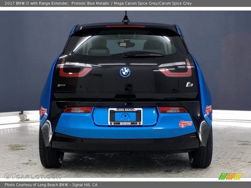 Protonic Blue Metallic / Mega Carum Spice Grey/Carum Spice Grey 2017 BMW i3 with Range Extender