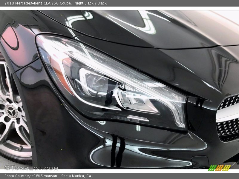 Night Black / Black 2018 Mercedes-Benz CLA 250 Coupe