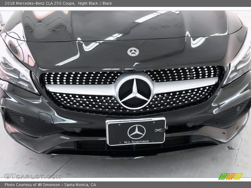 Night Black / Black 2018 Mercedes-Benz CLA 250 Coupe