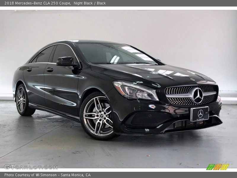 Night Black / Black 2018 Mercedes-Benz CLA 250 Coupe