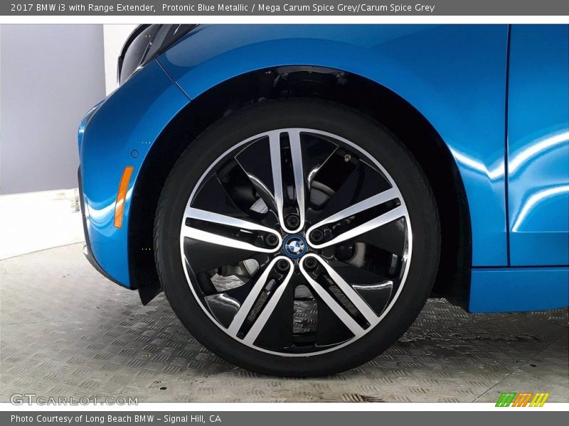 Protonic Blue Metallic / Mega Carum Spice Grey/Carum Spice Grey 2017 BMW i3 with Range Extender