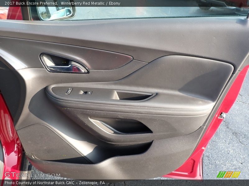 Winterberry Red Metallic / Ebony 2017 Buick Encore Preferred