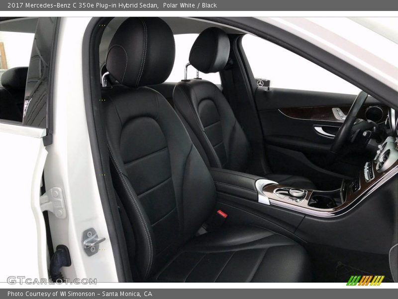 Polar White / Black 2017 Mercedes-Benz C 350e Plug-in Hybrid Sedan