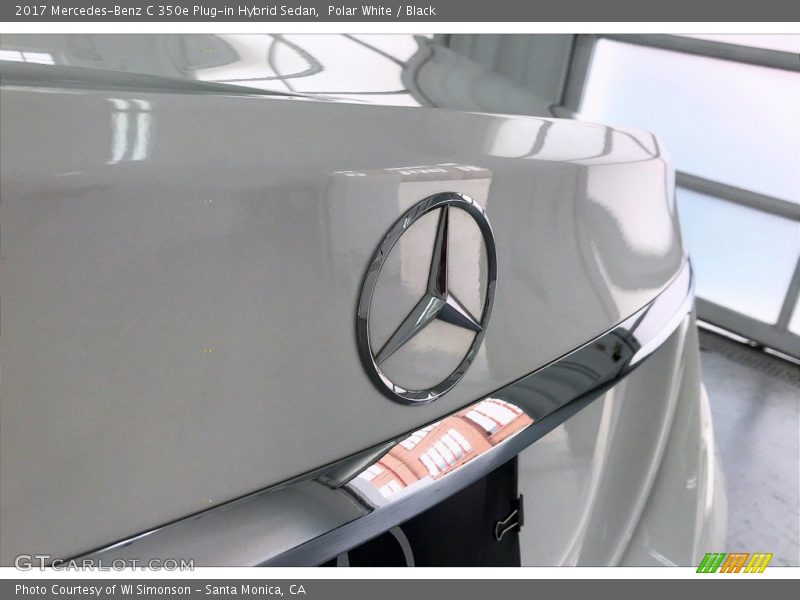 Polar White / Black 2017 Mercedes-Benz C 350e Plug-in Hybrid Sedan