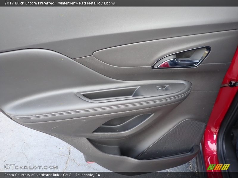 Winterberry Red Metallic / Ebony 2017 Buick Encore Preferred