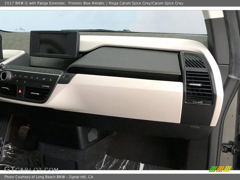 Protonic Blue Metallic / Mega Carum Spice Grey/Carum Spice Grey 2017 BMW i3 with Range Extender