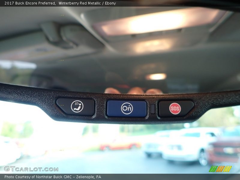Winterberry Red Metallic / Ebony 2017 Buick Encore Preferred