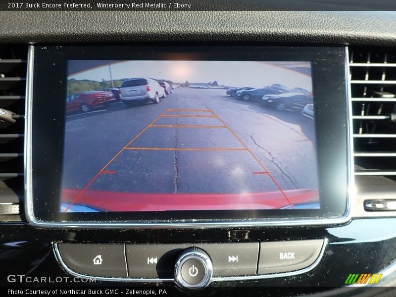 Winterberry Red Metallic / Ebony 2017 Buick Encore Preferred