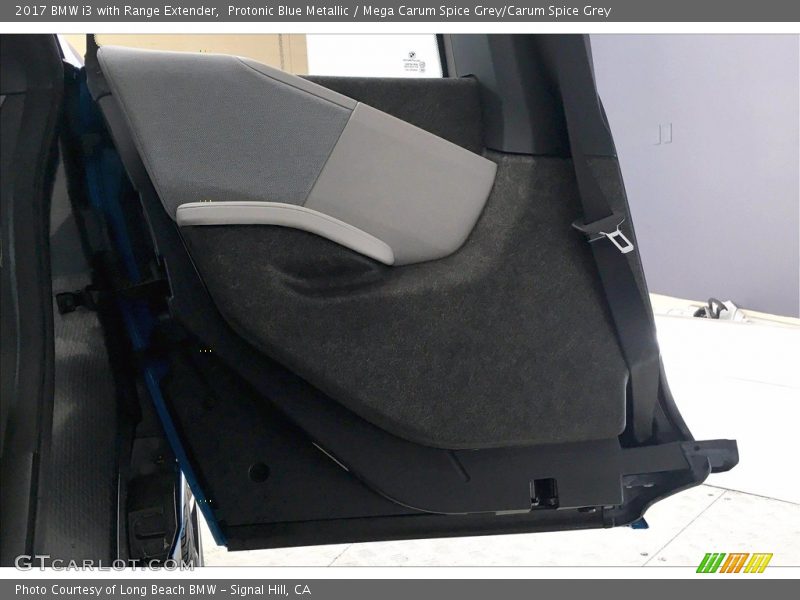 Protonic Blue Metallic / Mega Carum Spice Grey/Carum Spice Grey 2017 BMW i3 with Range Extender