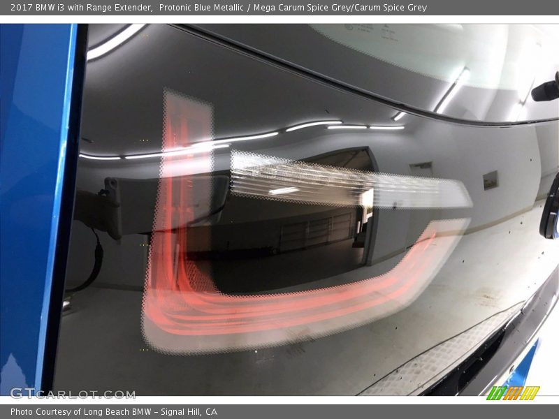 Protonic Blue Metallic / Mega Carum Spice Grey/Carum Spice Grey 2017 BMW i3 with Range Extender